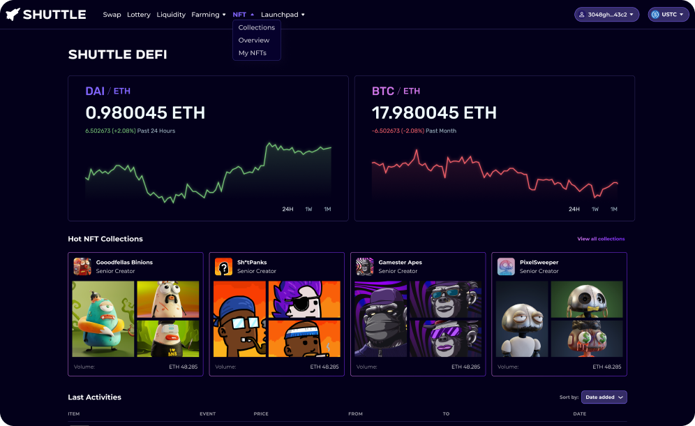 shuttle-сrypto-exchange-dex-platform